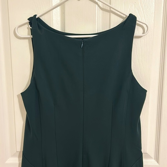 MM Lafleur Lydia Twist Strap Sheath Dress in Forest Green New Size 16 - Picture 9 of 14